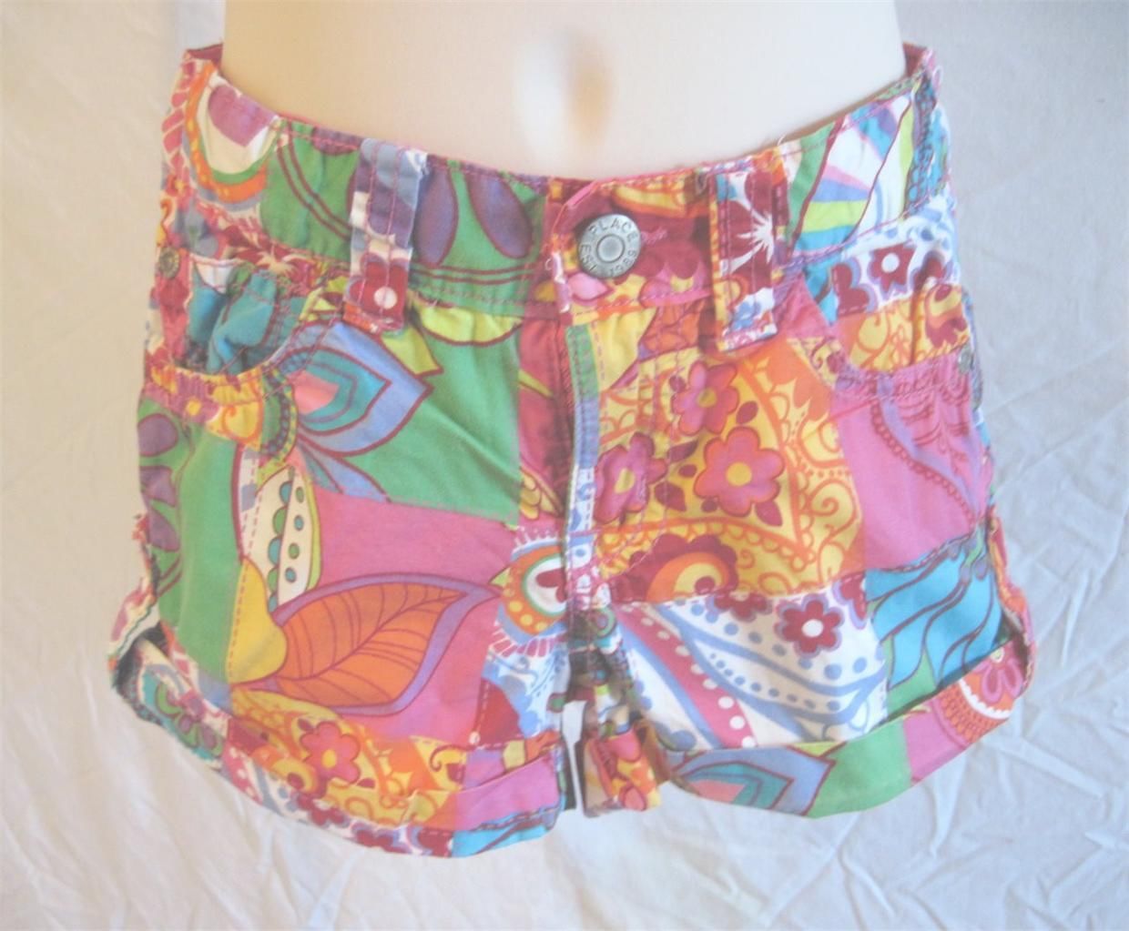 The Children's Place Bright  Mult-color Shorts  Cotton 5 Pocket Girl's Size 5 - $7.73