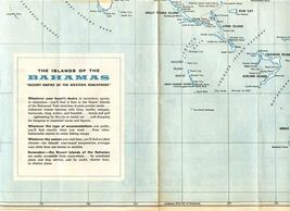 The Islands of the Bahamas Map Nassau New Providence - $13.86