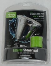 Simply Clean 8485000SC Chrome Filtered Shower Head Healthier Skin Hair - £23.59 GBP