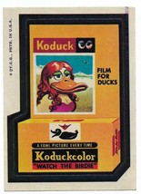 1973 Topps Wacky Packages 3rd series Koduck Film tan back Kodack parody - $14.99