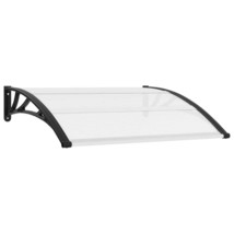  Door Canopy Black and Transparent - $109.39
