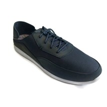 Olukai KIHI Full Grain Leather Canvas Shoes Mens Size 13 Sneakers Lava Rock - $101.21