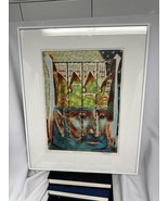 Jack Gerber, Stone Lithograph, King David, Philly Modernist Art Framed 1... - $352.78 CAD