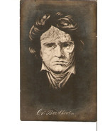 Vintage antique RARE postcard Ludwig van BEETHOVEN face from nude woman ... - £54.27 GBP