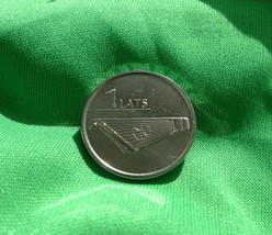 Latvia, 1 LATS 2013 KOKLE Musical Instrument - Coin for Luck - £4.35 GBP