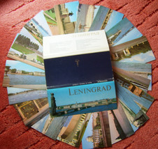 USSR Russia Leningrad - Vintage complete set of 24 postcards 1980 - AURORA - £31.10 GBP