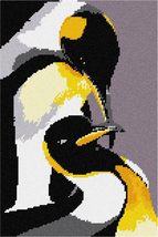 Pepita Needlepoint kit: Penguin Pair, 8&quot; x 12&quot; - £68.65 GBP+