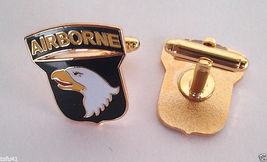 101st Airborne Division US Army Cuff Links Military 14651-C Free Shipping - £17.42 GBP