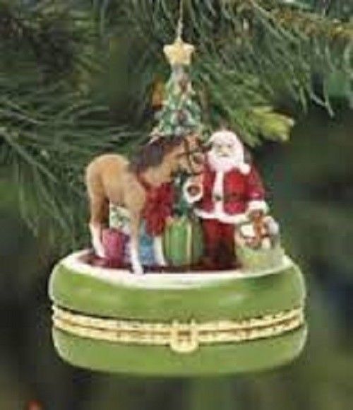 Breyer Christmas Wish Treasure Box Ornament NEW - $14.21