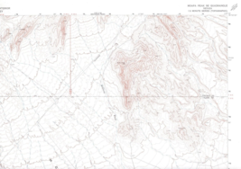 Moapa Peak SE, Nevada 1969 Vintage USGS Topo Map 7.5 Quadrangle Topographic - £18.01 GBP