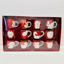 Starbucks Taiwan Zodiac Red Demi Mug Set of 12 Chinese New Year Coffee Cup 3 Oz - £287.24 GBP