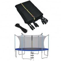 Replacement Weather-Resistant Trampoline Safety Enclosure Net-15 ft - Color: Bl - £60.50 GBP