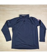 Barstool Sports Golf UNRL 1/4 Zip Pullover Shirt Large Navy Blue Perform... - $924.58 MXN