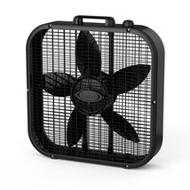 Lasko B20401 Decor Box Fan, 20&quot;, Black - £38.61 GBP