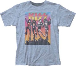 Bacio Vintage Distruttore Rétro Heavy Metal Glam Musica Rock Band T Shirt KISS26 - £16.55 GBP+