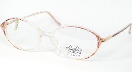 Vintage Luxottica LU 4280 W102 Transparent / Rose Rouge Mosaïque/Or Lunettes - £48.29 GBP