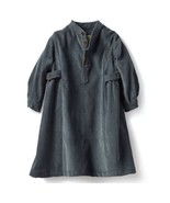 Napaani Luisa Dress Long sleeve dress with buttons at collar Pale Teal S... - $66.30 CAD