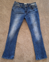BKE  Payton Jeans Womens 31 Straight Low Rise Medium Wash Denim Stretch ... - $19.40