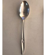 1847 Rogers Bros International Silver MAGIC ROSE Serving Spoon 8 3/8&quot; - $16.08 CAD