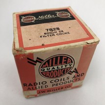 Vintage NOS J.W. Miller Co Quality Products 7825 2 AMP 600UH Filter Choke Coil - £7.86 GBP