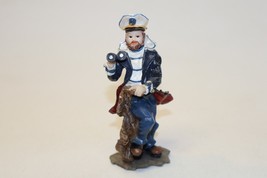 Nautical Sea Captain with Binoculars Figure Sailor Fisherman K&#39;s Collection - £7.01 GBP