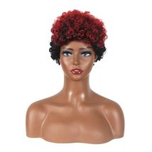 DXBO Short Hair Wigs Pixie Wigs For Black Women Human Hair Straight Hair Cosplay - £19.95 GBP