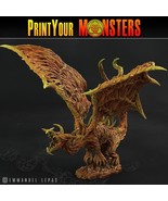 3D Printed Print Your Monsters Nightmare Forest Dragon The Shadowcreep W... - $37.78+