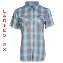 Dixxon Flannel - Bisbee Bamboo S/S Shirt - Women&#39;s 2X - £55.37 GBP