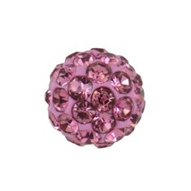 Studex Sensitive Small 4.5mm Rose Crystal Fireball Stainless Steel Stud Earrings - £14.36 GBP
