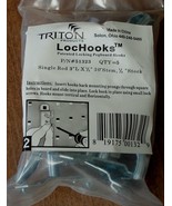 Triton LocHooks 51323 Single Rod 3&quot;L x .5&quot; .25&quot; Stock - BRAND NEW IN PAC... - £7.80 GBP