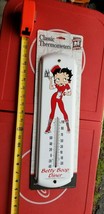 VINTAGE Betty Boop Diner roller derby  Thermometer Sign  - £200.52 GBP