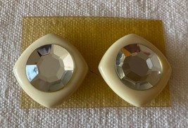 VINTAGE, vintage clip earrings, vintage mola earrings, clip earrings - $226.15 MXN