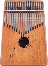 Kalimba 17 Keys Thumb Finger Piano - Mbira - Solid Mahogany And Portable... - £27.51 GBP