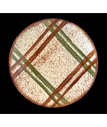 Blue Ridge Southern Pottery Plaid Bread Plate 4146 Skyline 6.25&quot; Vintage... - $148.04 MXN