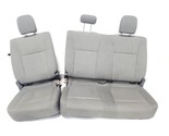 2016 Ford F150 OEM Crew Cab XLT Rear Seat Gray Cloth - $495.00