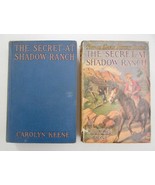 Nancy Drew #5 Secret At Shadow Ranch ~ Blank End Pages DJ Carolyn Keene ... - £195.89 GBP