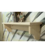 unfinished  24&quot; wooden shelf for knick knack, pictures original USA 5.5&quot;... - £57.01 GBP