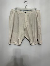 VTG 1946 Men&#39;s Tan/Gray Quick Dry 4 Way Stretch Moisture Wicking Shorts 31 NWT - £18.67 GBP