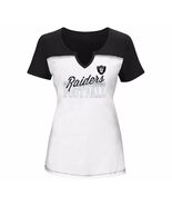 NFL 2025 OAKLAND LAS VEGAS LA RAIDERS Women&#39;s Raglan V Neck Shirt Jersey... - €32,42 EUR