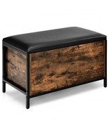 Entryway Flip Top Ottoman Stool with Padded Seat - £134.44 GBP