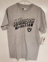 Las Vegas Raiders Team Apparel Grey T Shirt - NFL - £15.97 GBP