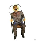 ANIMATRONIC TWITCHING-MOANING DEATH ROW INMATE  LIGHT UP HEAD/HANDS HALL... - $405.19 CAD