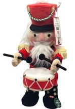 Hallmark Plush Joke Crackin’ Nutty Nutcracker Drums Sound &amp; Music Tells Jokes - $23.08