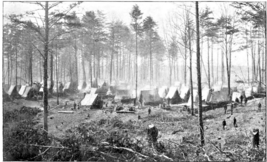 Civil War Camp Near Wolf Run Shoals, Va. February, 1863 - £10.30 GBP