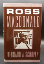 ROSS MACDONALD by Schopen First Edition Twayne Authors Fine Hardcover DJ Mystery - £17.64 GBP