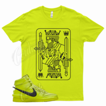 Yellow KING Shirt for Ambush N Dunk Atomic Green Flash Lime Neon Volt Tennis - £20.16 GBP+