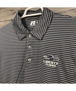 Liberty University Mens Polo Shirt Size Medium Gray M LU Flames New Nwt - $13.51 CAD