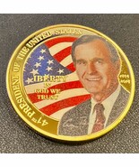 George Bush Gold Challenge Coin - $242.38 MXN