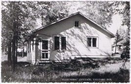 Postcard RPPC Flojuneba Cottage Tally Ho Inn Peninsula Lake Huntsville Muskoka - £7.73 GBP