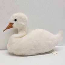 Vintage Velvet Stable Plush Puppet White Duck Goose Leather Bill - £55.69 GBP